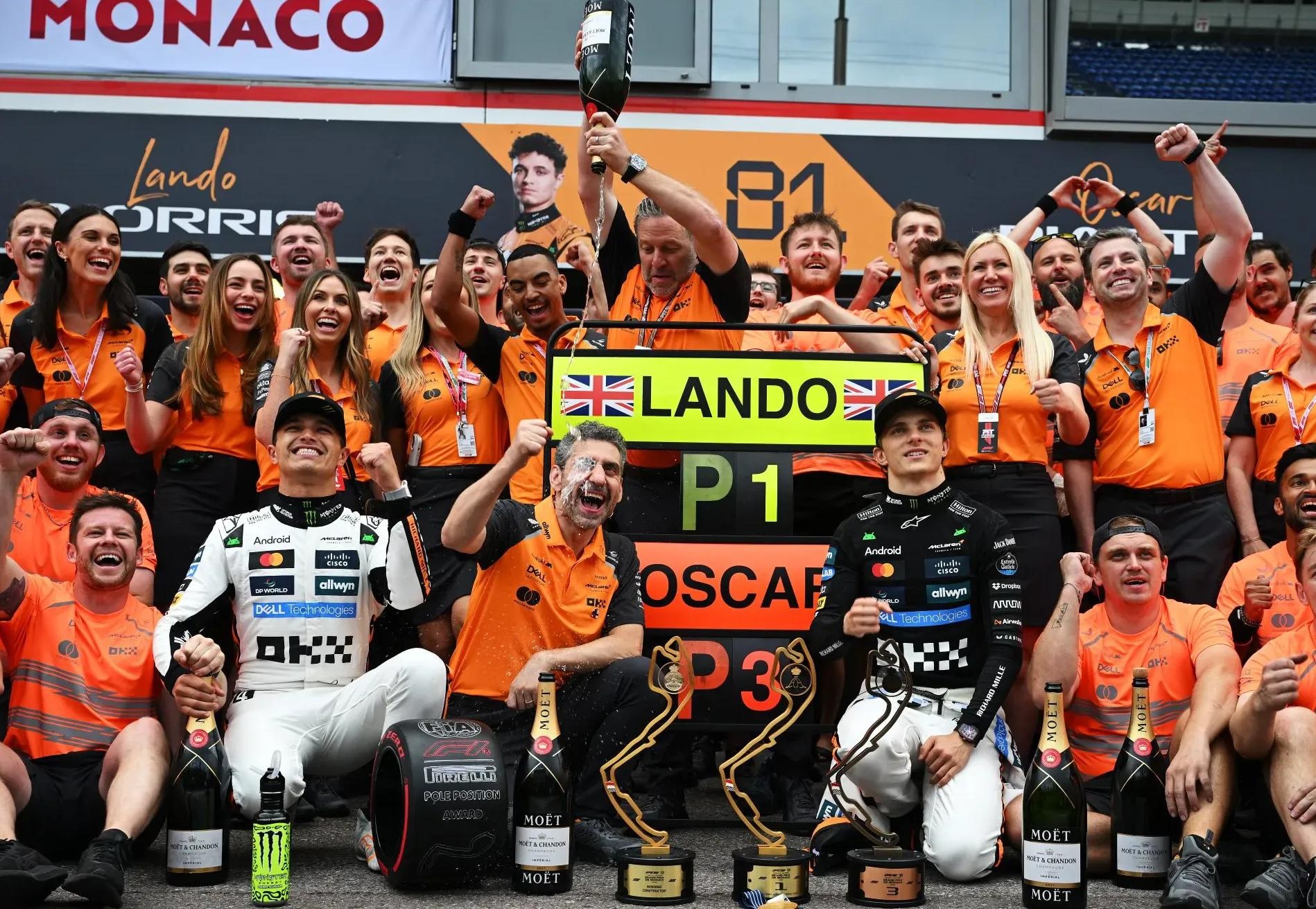 法拉利鏖战威廉姆斯，诺里斯刷新纪录